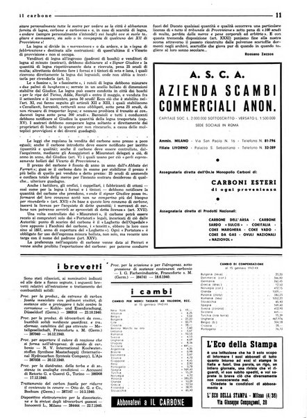 Il carbone Rassegna mensile italiana del commercio dei combustibili solidi