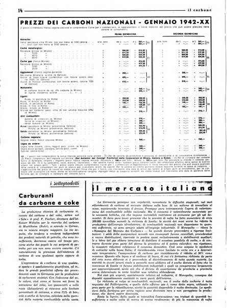 Il carbone Rassegna mensile italiana del commercio dei combustibili solidi