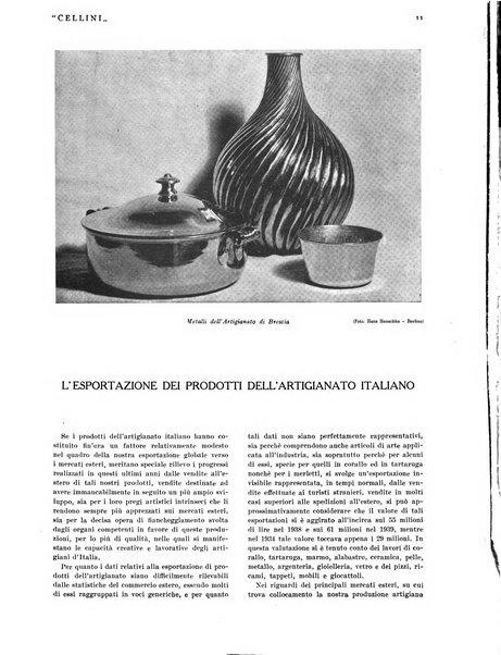 Cellini Rivista dell'artigianato italiano