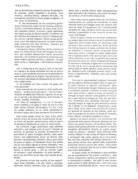 Cellini Rivista dell'artigianato italiano