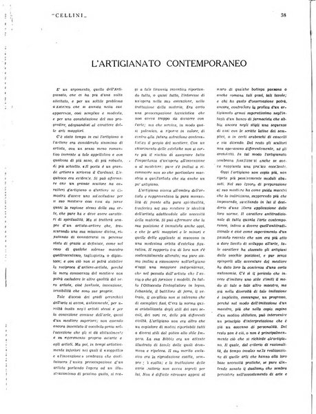 Cellini Rivista dell'artigianato italiano