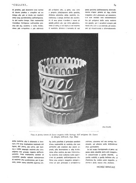 Cellini Rivista dell'artigianato italiano