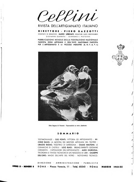 Cellini Rivista dell'artigianato italiano