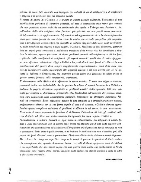 Cellini Rivista dell'artigianato italiano