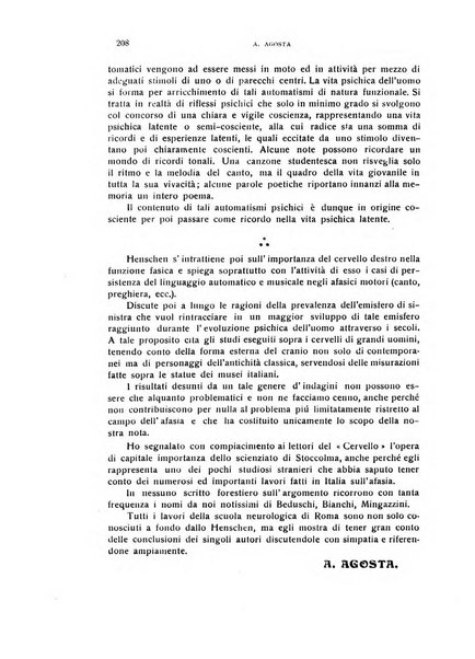 Il cervello Giornale di nevrologia