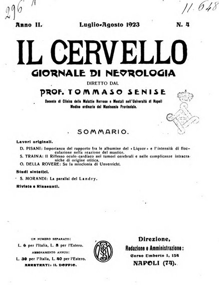 Il cervello Giornale di nevrologia