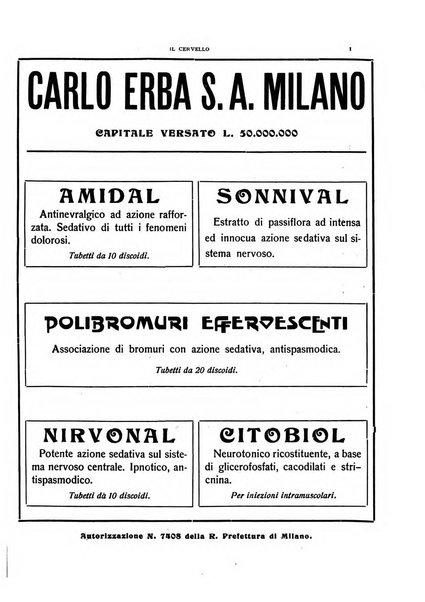 Il cervello Giornale di nevrologia