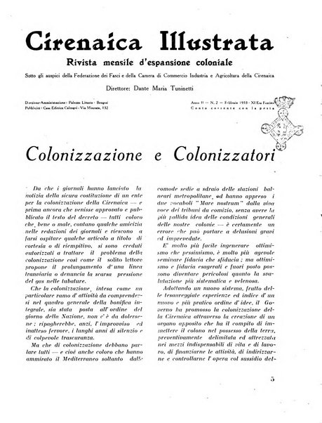 Cirenaica illustrata Rivista mensile d'espansione coloniale