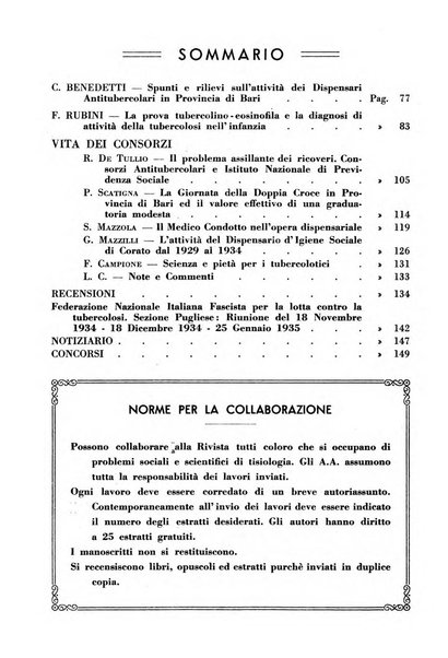 Il Consorzio antitubercolare Rivista mensile scientifico sociale di tisiologia