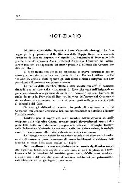 Il Consorzio antitubercolare Rivista mensile scientifico sociale di tisiologia