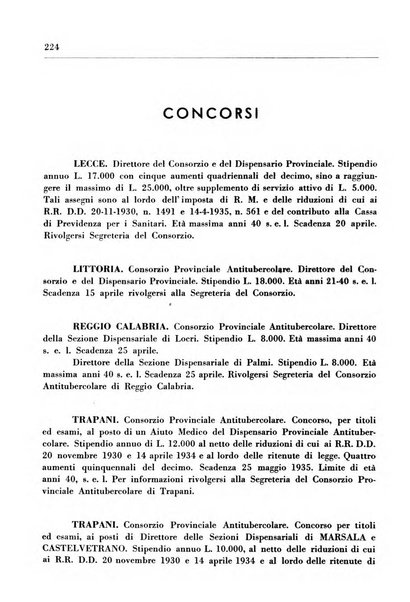 Il Consorzio antitubercolare Rivista mensile scientifico sociale di tisiologia