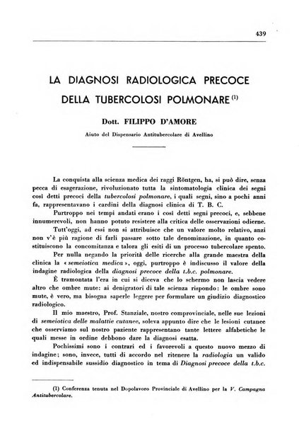 Il Consorzio antitubercolare Rivista mensile scientifico sociale di tisiologia