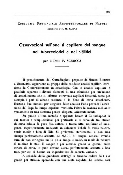 Il Consorzio antitubercolare Rivista mensile scientifico sociale di tisiologia