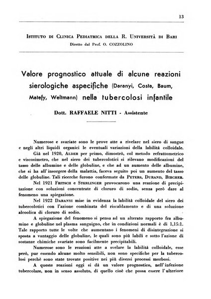 Il Consorzio antitubercolare Rivista mensile scientifico sociale di tisiologia