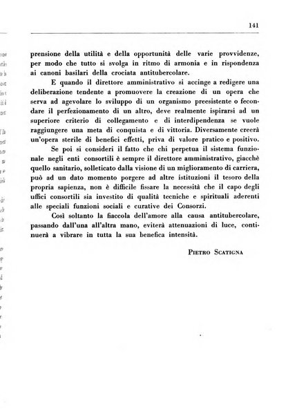 Il Consorzio antitubercolare Rivista mensile scientifico sociale di tisiologia