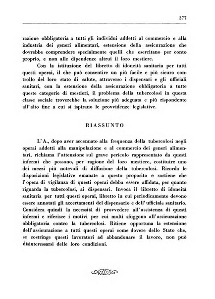 Il Consorzio antitubercolare Rivista mensile scientifico sociale di tisiologia