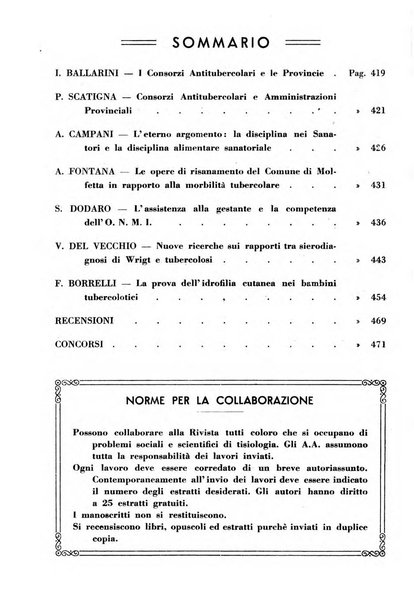 Il Consorzio antitubercolare Rivista mensile scientifico sociale di tisiologia