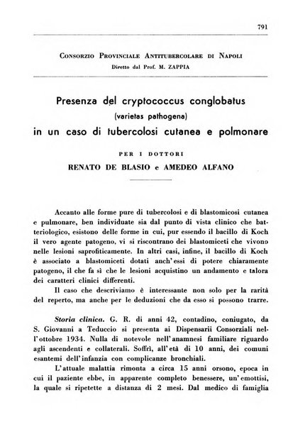 Il Consorzio antitubercolare Rivista mensile scientifico sociale di tisiologia