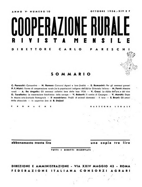 Cooperazione rurale rivista mensile