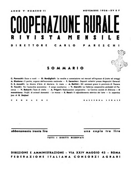 Cooperazione rurale rivista mensile