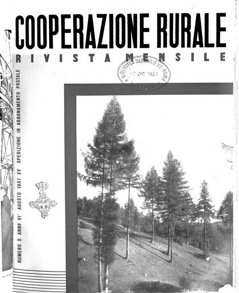 Cooperazione rurale rivista mensile