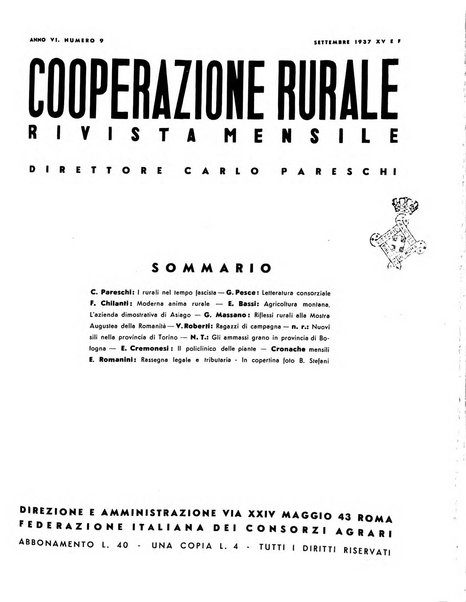 Cooperazione rurale rivista mensile