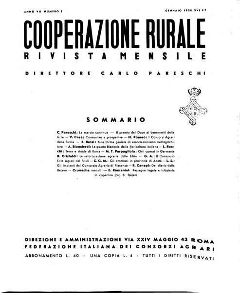 Cooperazione rurale rivista mensile