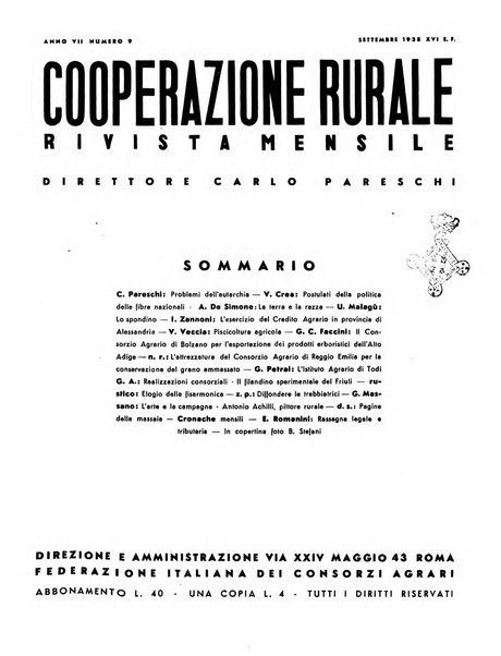 Cooperazione rurale rivista mensile