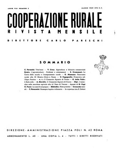 Cooperazione rurale rivista mensile