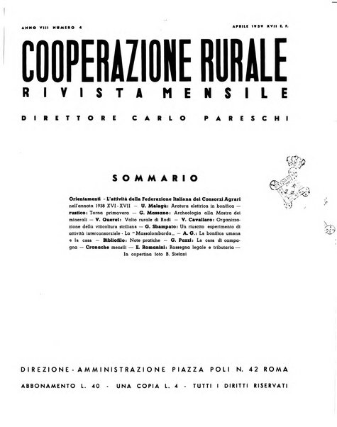 Cooperazione rurale rivista mensile