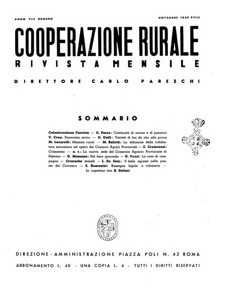 Cooperazione rurale rivista mensile