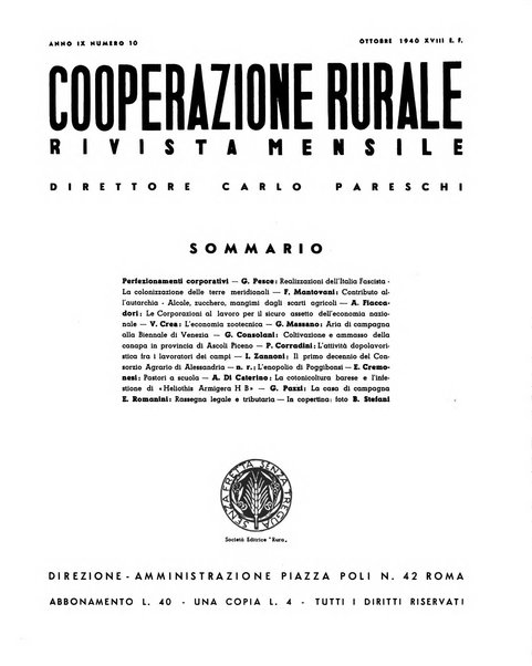 Cooperazione rurale rivista mensile