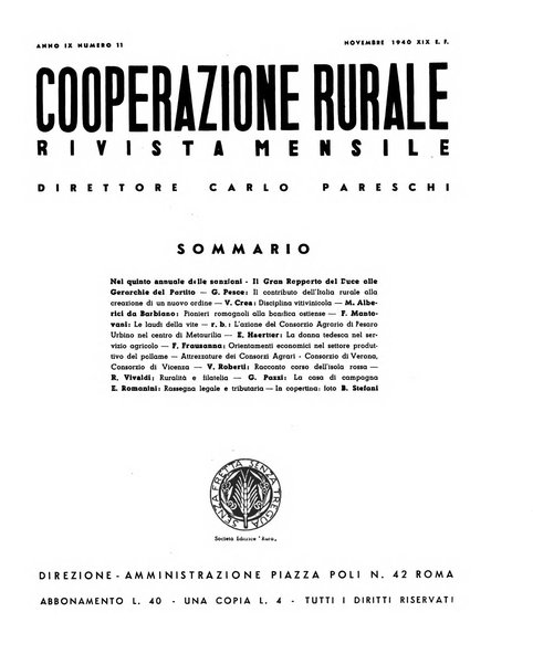 Cooperazione rurale rivista mensile