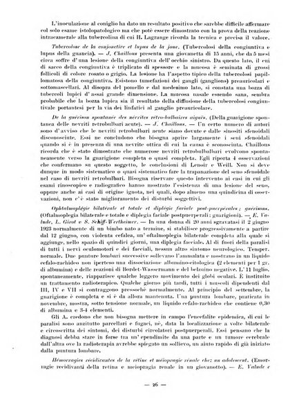 Lettura oftalmologica rivista mensile di oculistica pratica