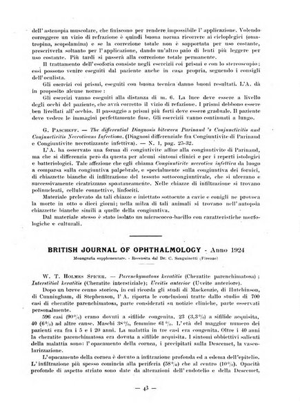 Lettura oftalmologica rivista mensile di oculistica pratica