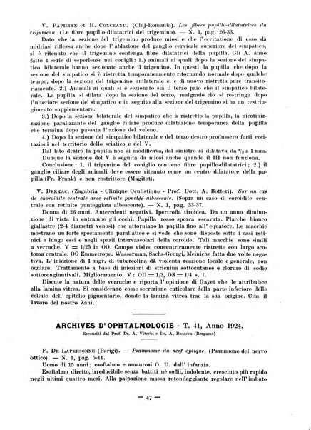 Lettura oftalmologica rivista mensile di oculistica pratica