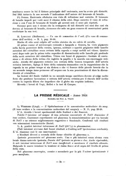 Lettura oftalmologica rivista mensile di oculistica pratica