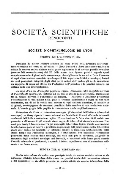 Lettura oftalmologica rivista mensile di oculistica pratica