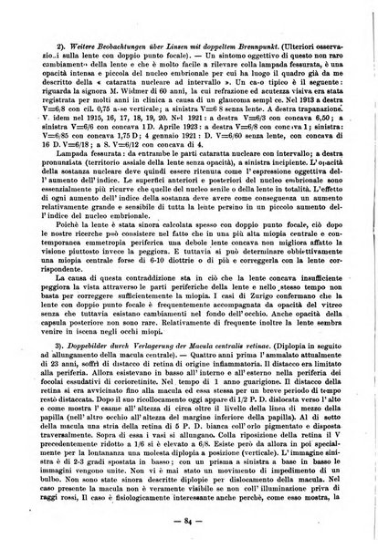 Lettura oftalmologica rivista mensile di oculistica pratica