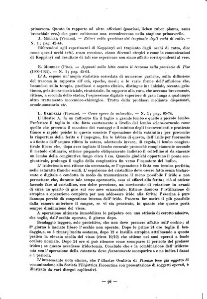 Lettura oftalmologica rivista mensile di oculistica pratica