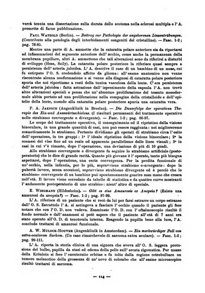 Lettura oftalmologica rivista mensile di oculistica pratica