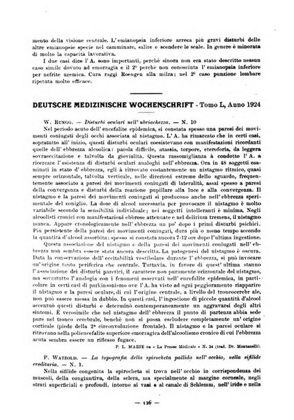 Lettura oftalmologica rivista mensile di oculistica pratica