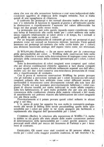 Lettura oftalmologica rivista mensile di oculistica pratica