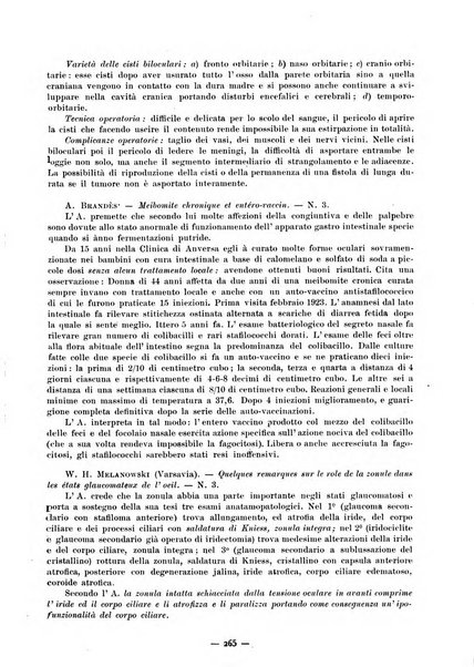 Lettura oftalmologica rivista mensile di oculistica pratica