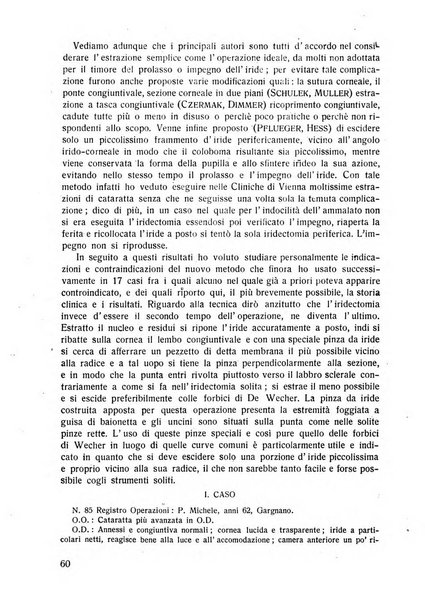 Lettura oftalmologica rivista mensile di oculistica pratica