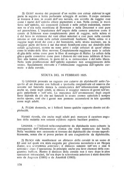 Lettura oftalmologica rivista mensile di oculistica pratica