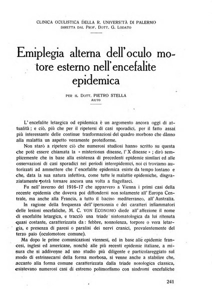 Lettura oftalmologica rivista mensile di oculistica pratica