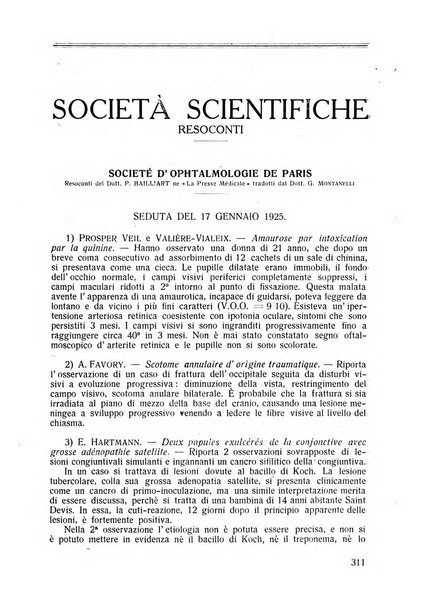 Lettura oftalmologica rivista mensile di oculistica pratica