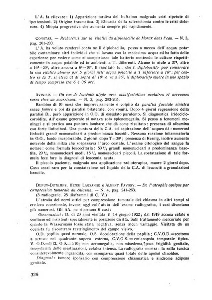 Lettura oftalmologica rivista mensile di oculistica pratica