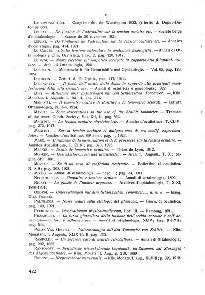 Lettura oftalmologica rivista mensile di oculistica pratica